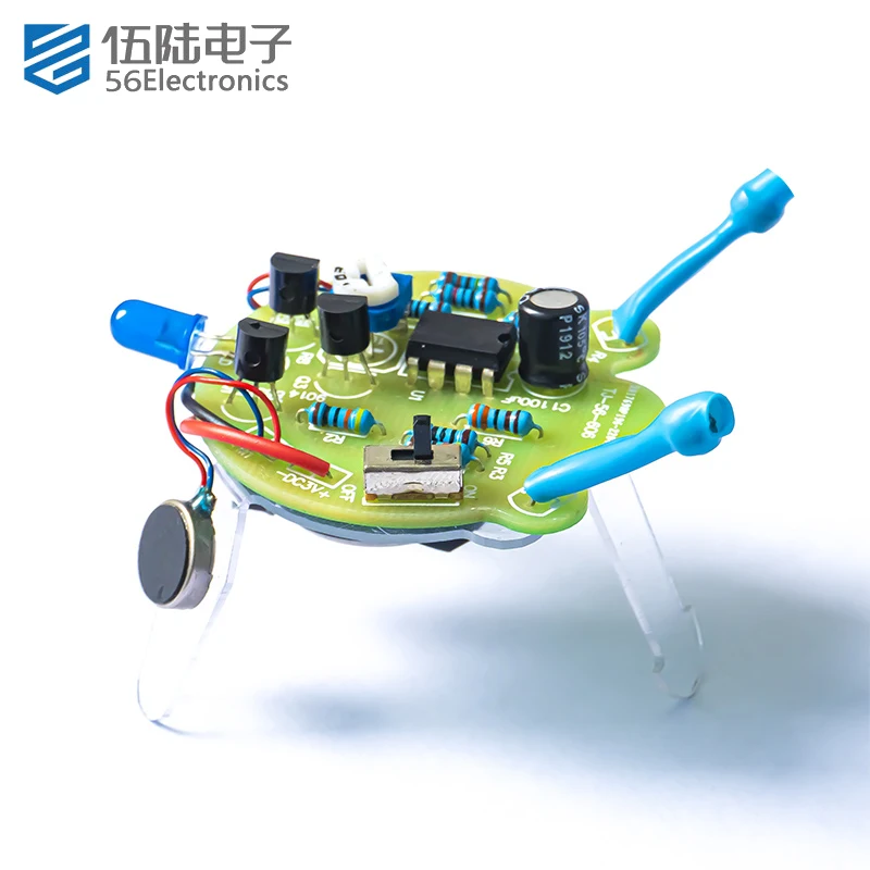 Firefly Flashing Soldering DIY Kit LED Breathing Light Photosensitive Sensor Robot Toy Assembly Parts for Training and Teaching electronic kit