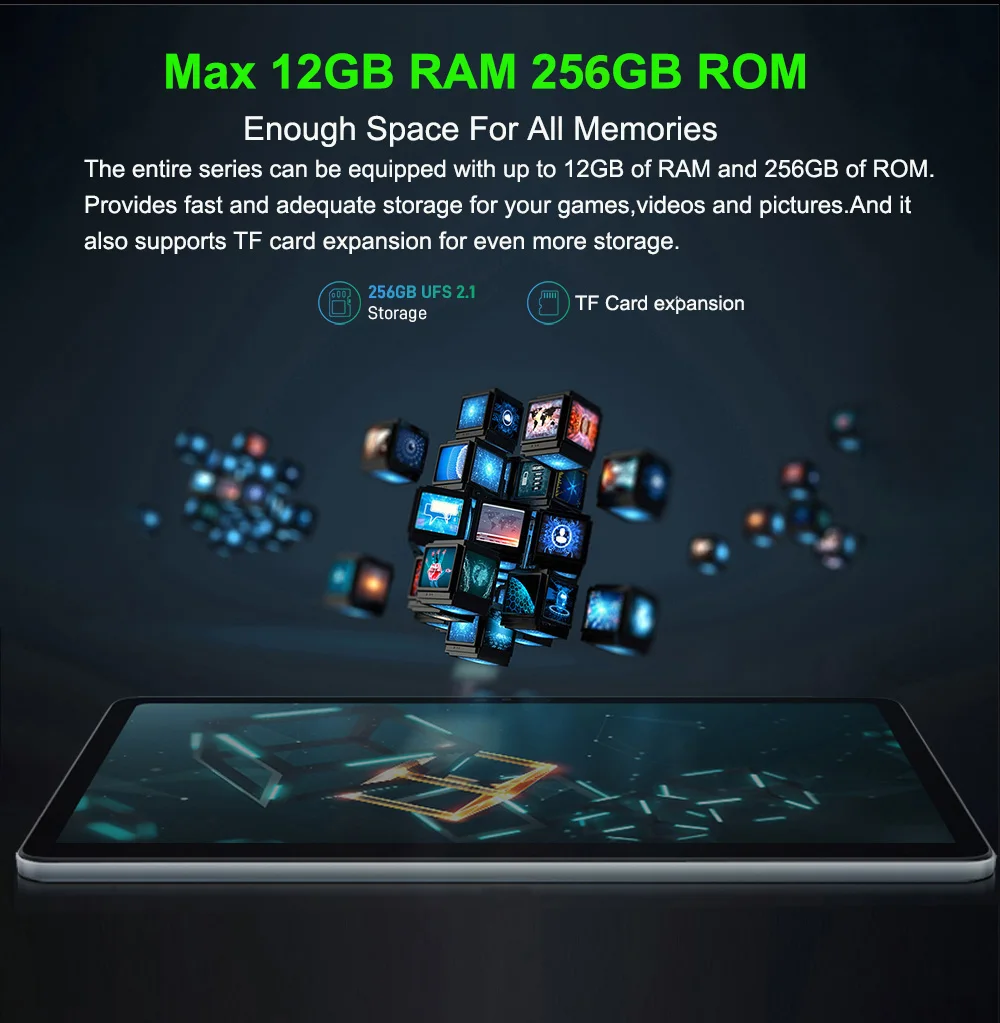 Global Version Unopened 14.1 Inch Tablet 14 Inch Android 2025 12GB+256GB 1920*1080 4G Phone Call 14inch Tablet 5G WiFi 10000mAH 6