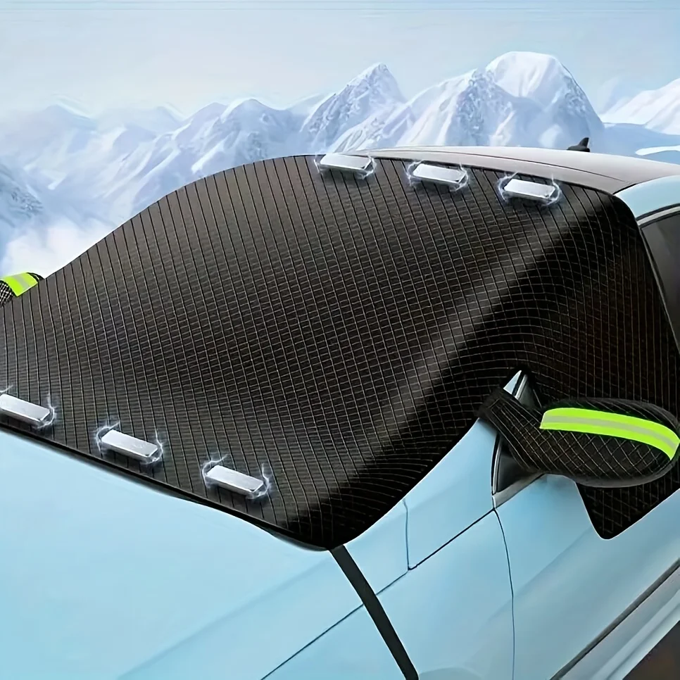 Premium Oxford Fabric Car Windshield Snow and Sun Protector