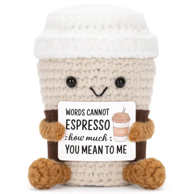 Crochet Coffee Support Doll 2