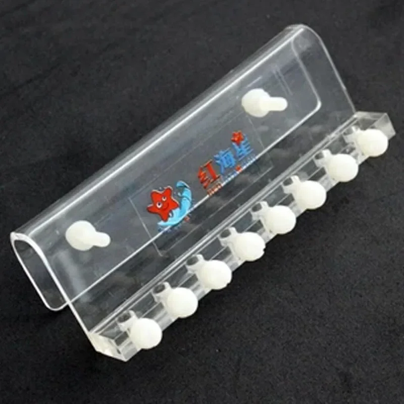Red Starfish 4/6/8 Way Soft Tube Fixture Holder Aquarium Transparent Soft Hose Dosing Pump Soft Tube Rack Fish Tank Accessories 5