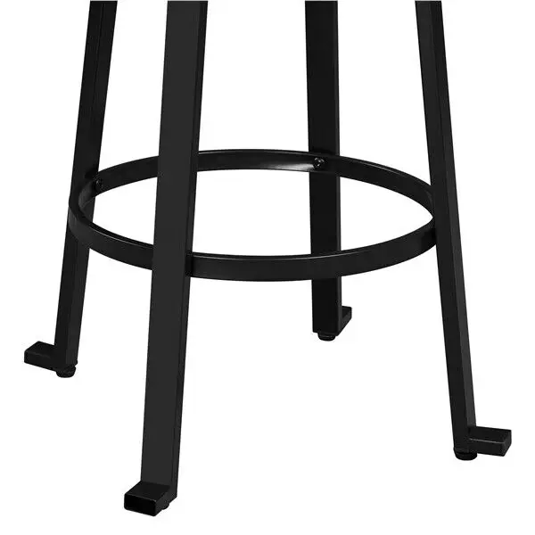 Bar Table Set 3-Piece Round Pub Table Set Bar Table and Bar Stools Set of 2 images - 6