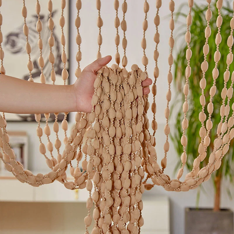 Beaded String Curtain Door Curtain Bead Thread Tassel Window Wall Panel Room Divider Doorway Home Wedding 1*2M