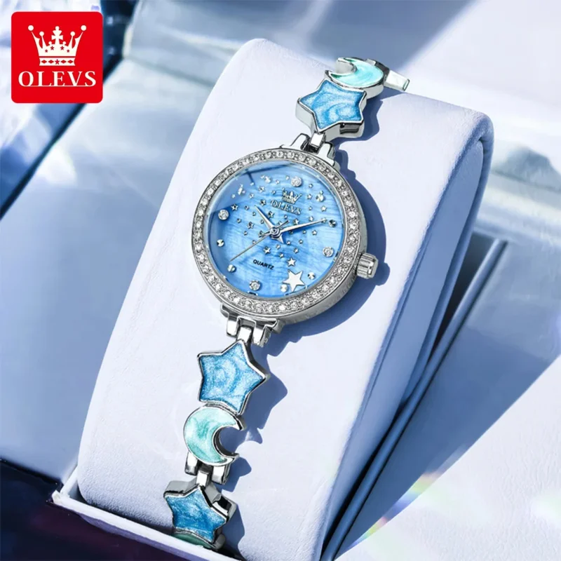 Relojes Mujer Reloj de Cuarzo Resistente al Agua 30M Pulsera de Acero Inoxidable Reloj de Mano de Lujo para Mujer Nuevo Reloj Mujer_voghion.com