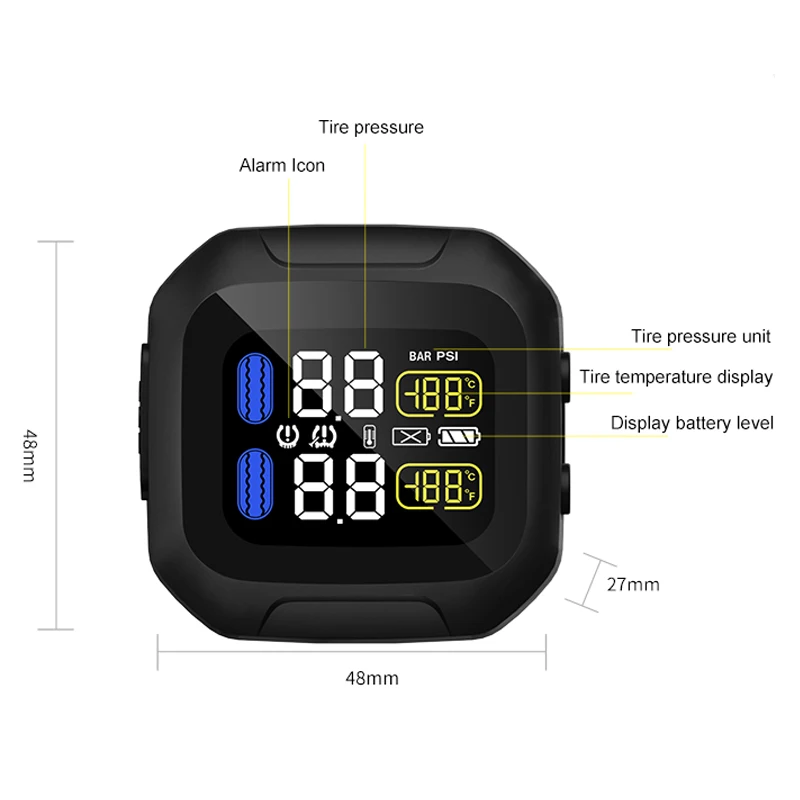   TPMS Ÿ̾ з ͸ ý  Ǵ ܺ TH/WI  ִ  Ÿ̾ LCD ÷