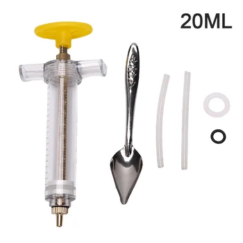 1 Set 10ml 20ml Parrot Feeding Syringe Hose Parrots Bird Feeders  Syringe High Quality  Bird Feeder Balcony Syringe Hose Needle 1