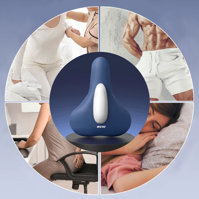 Pelvic Floor Muscle Trainer Sit-On-Top Kegel Fitness Trainer Hip Strengthener Home Office Massage Repair Cushions