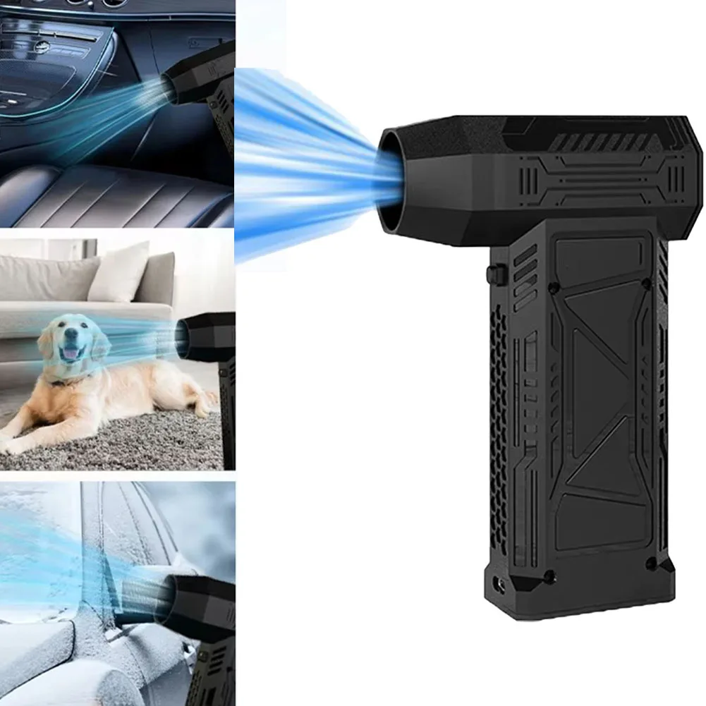 150000RPM Powerful Air Blower Mini Turbo Fan USB Rechargeable Electric Air Duster High Speed Duster-Gun Cleaning Tool