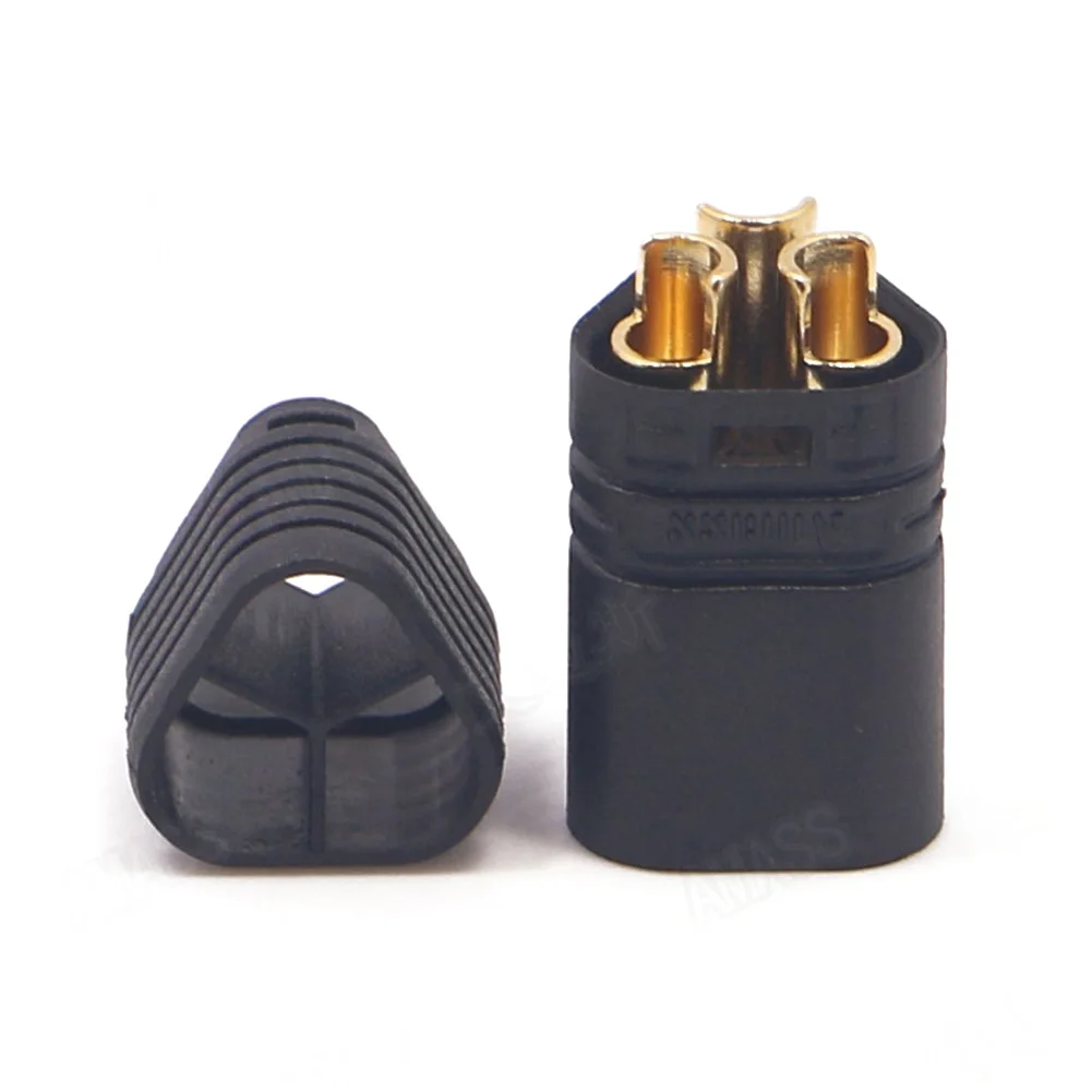 5 Paar Amass MT60 schwarzer männlich-weiblicher 3,5-mm-Stecker mit Scheidersatz für FPV Multicopter Quadcopter Flugzeug – Detail 5