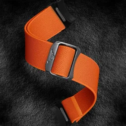 Elastic Nylon No-Gaps Smartwatch Band Strap for Watch 4 classic 42mm (O)