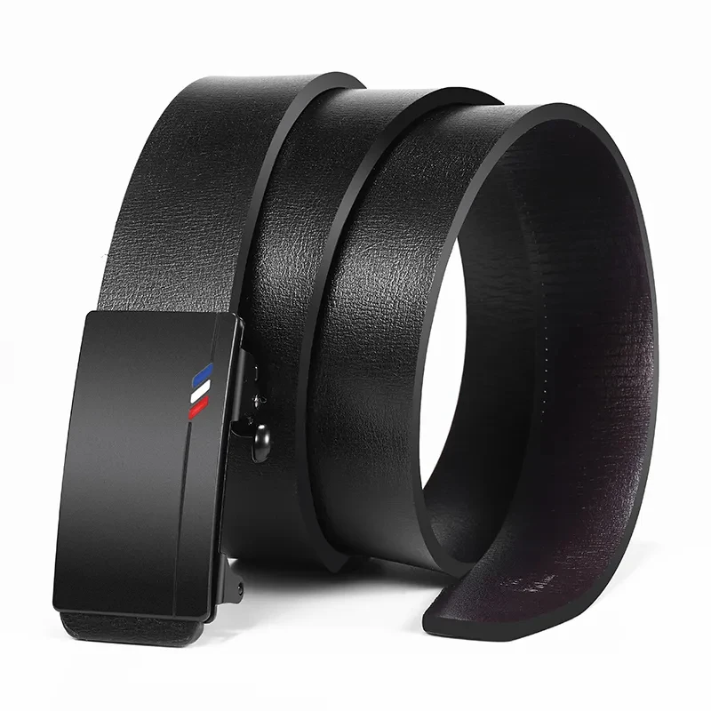 Mens belt toothless automatic buckle belt waist belt Belt MEN'S Toothless Automatic Buckle Casual Business Fashion