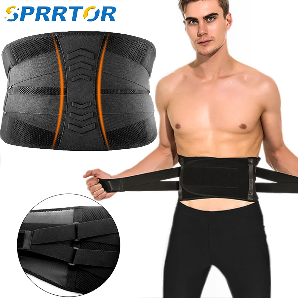 

Lower Back Brace for Lower Back Pain Relief for Men & Women, Sport Lumbar Back Waist Support Belt with Compression Band