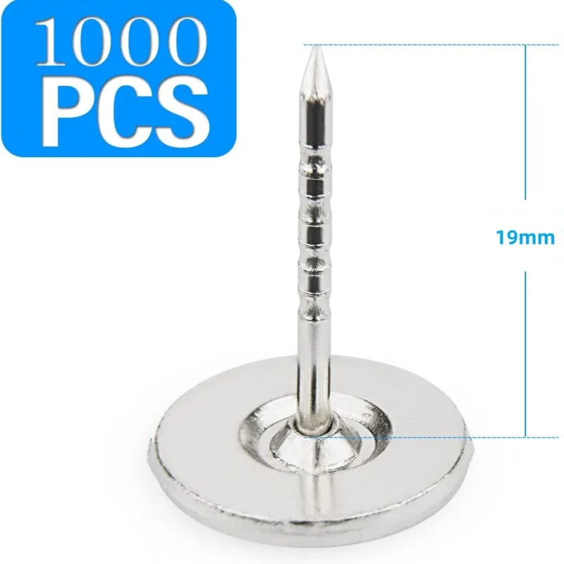 1000개 슈퍼마켓 의류 도난 방지 버클 못 도난 방지 버클 매칭 스틸 못 19MM 마그네틱 버클 도난 방지 못