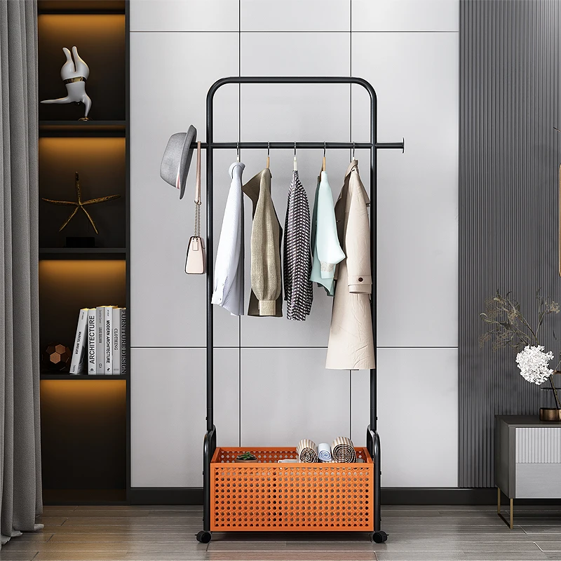 

Luxury Metal Coat Rack Hanger Organizer Storage Standing Racks Corner Bedroom Closets Industrial Rack De Ropa Nordic Furniture