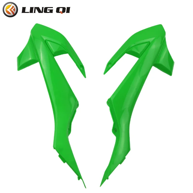 LINGQI RACING Motorcycle KT 50 Front Side Mudguard Fender Plastic Cover For China KT50 Dirt Pit Bike Accessories