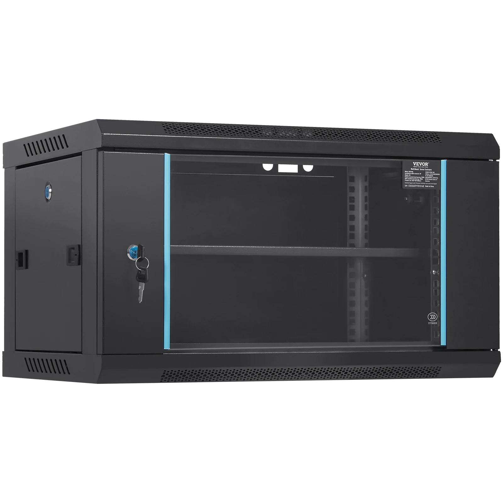Mini coffret informatique 19 pouces 6U