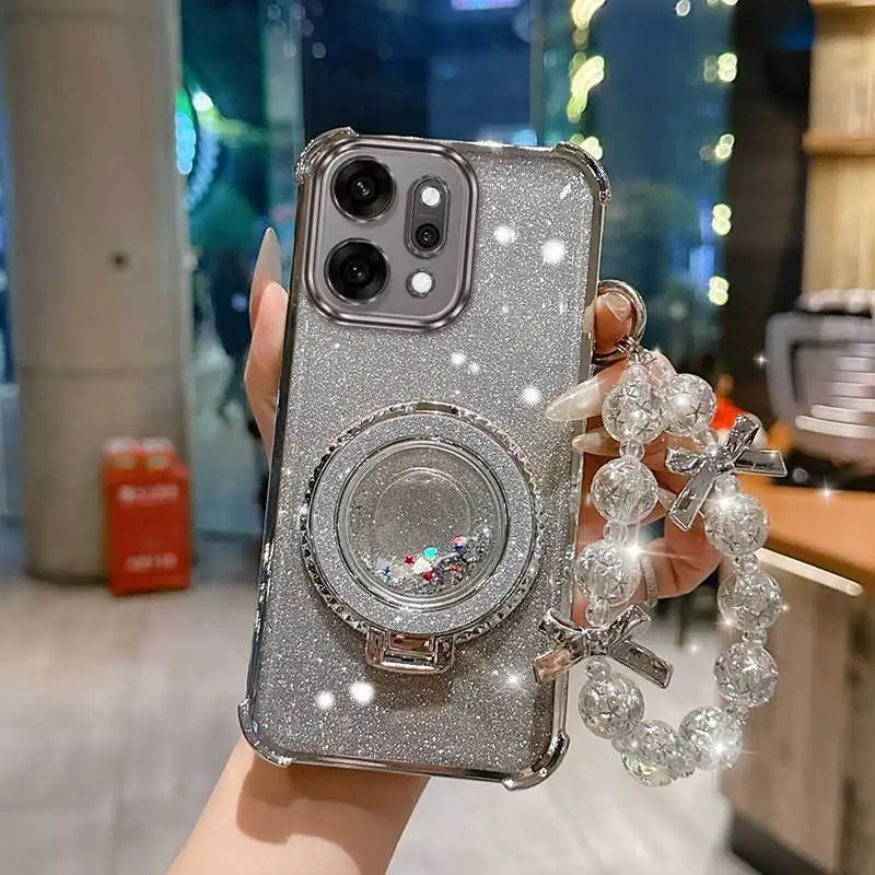 3-Piece Set: Phone Case with Lanyard and Circular Stand