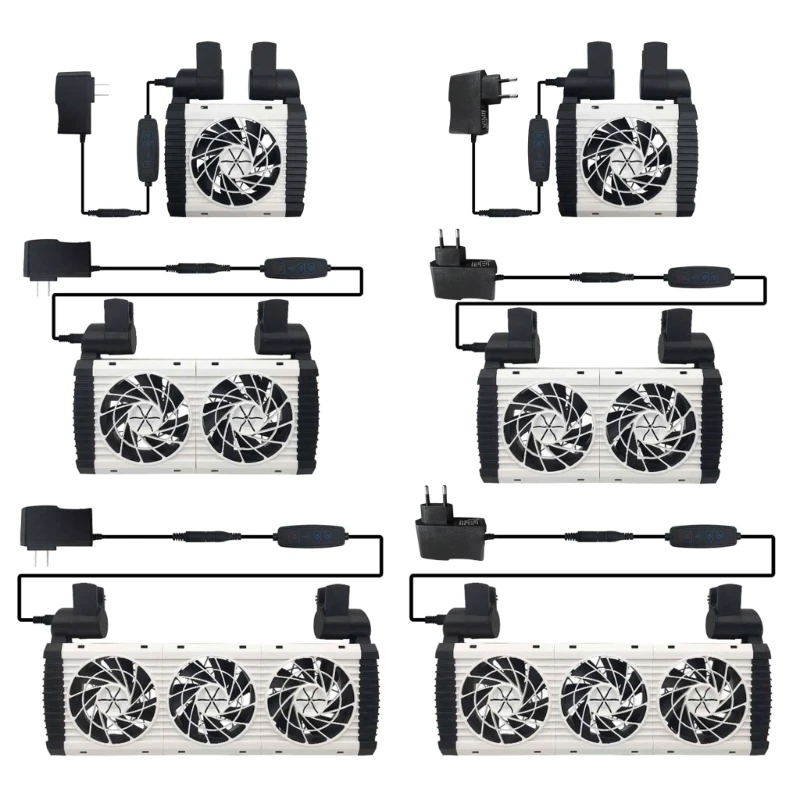 Ventola Di Raffreddamento Per Acquari Per Serbatoi Di Pesce Refrigeratore A Risparmio Energetico A Basso Rumore Dispositivo Di Raffreddamento Ad Aria 