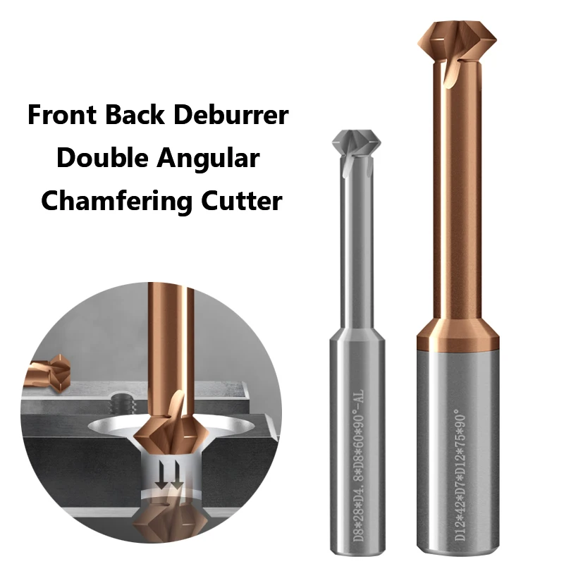Cnc Metal Cutter Chamfer Chamfer Milling Cutters Front Back