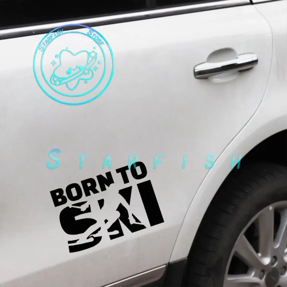 자연 스키 익스트림 겨울 스포츠 패션 익스트림 스포츠, 맞춤형 자동차 디자인 스티커, PVC 소재 조각 기술