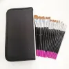 Body Pinting Brushes Face Body Art Paint Professional Paint Brushes Set With Storage Bag Wooden Handle Nylon Oil Painting Brush 1