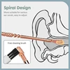 KK 360° Spiral Massage Ear Pick Ear Wax Removal Tool Stainless Steel Ear Spoon Flexible Design Ear Canal Cleaner Ear Care Tool 3