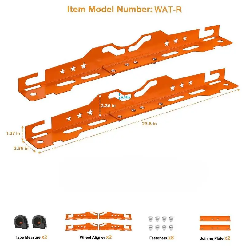 Alignment Tool Heavy Duty Wheel Alignment Tool Kit Accurate Alloy Steel Heavy Duty Plates For Car Autos Vehicle Home Use