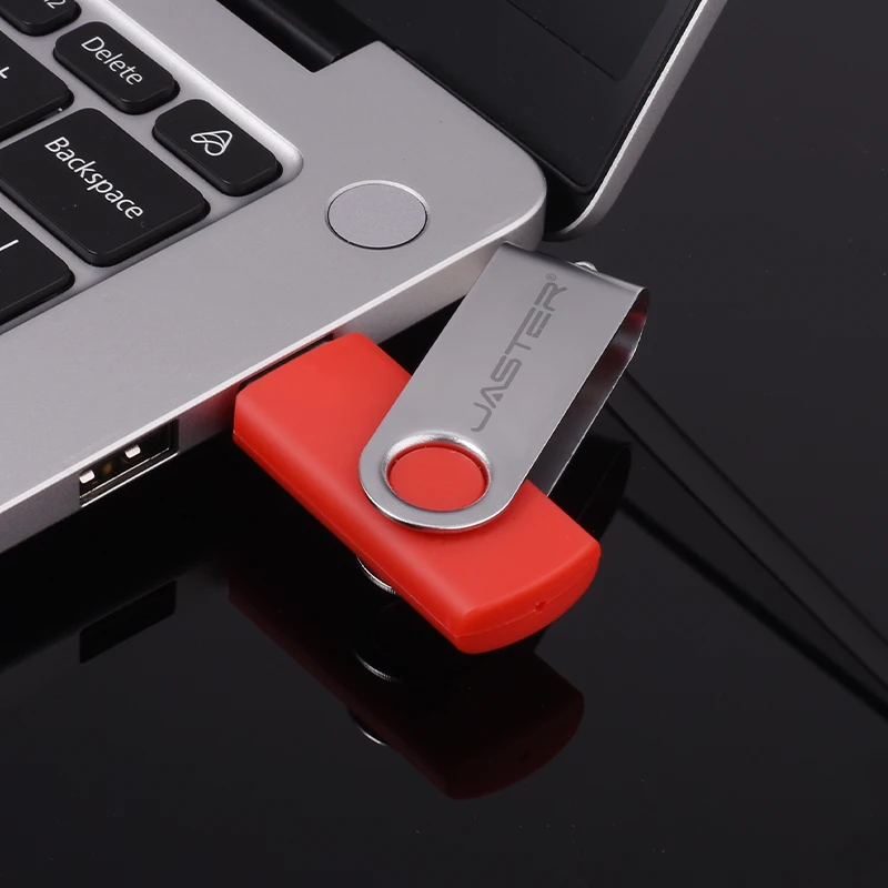 100개 도매 USB 플래시 드라이브 128GB 무료 키체인 메모리 스틱 64GB 회전형 펜 드라이브 32GB 비즈니스 선물용 USB 스틱 16GB 8GB