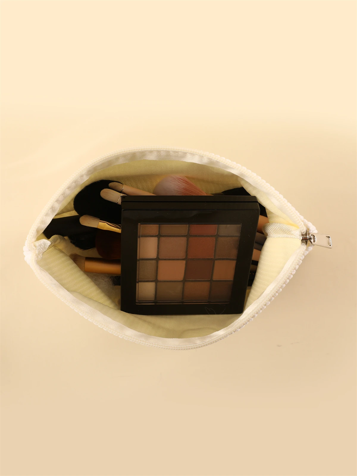 Corduroy Travel Cosmetic Bag Portable Makeup Storage Bag Purses Women Large Capacity Zipper Make Up Organizer Storage Clutch