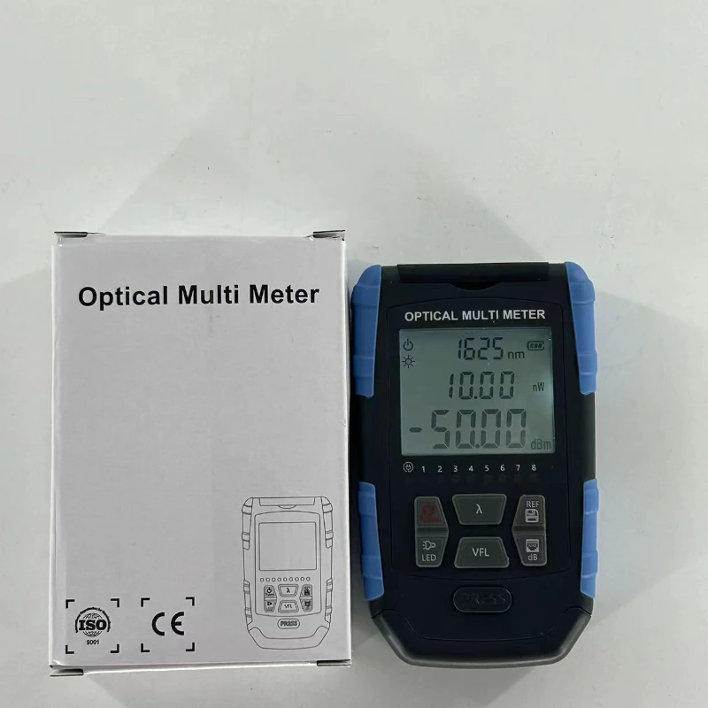 1577nm Optical Power Meter Multifunctional Fiber Optics Testing all-in-one Machine With Network Test 15mW VFL LED Lighting OPM