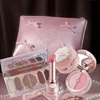 Flower Knows Butterfly Cloud Collar Collection Makeup Gift Set Includes Glitter Eyeshadow Blush Powder Lipstick makeup Bag 1
