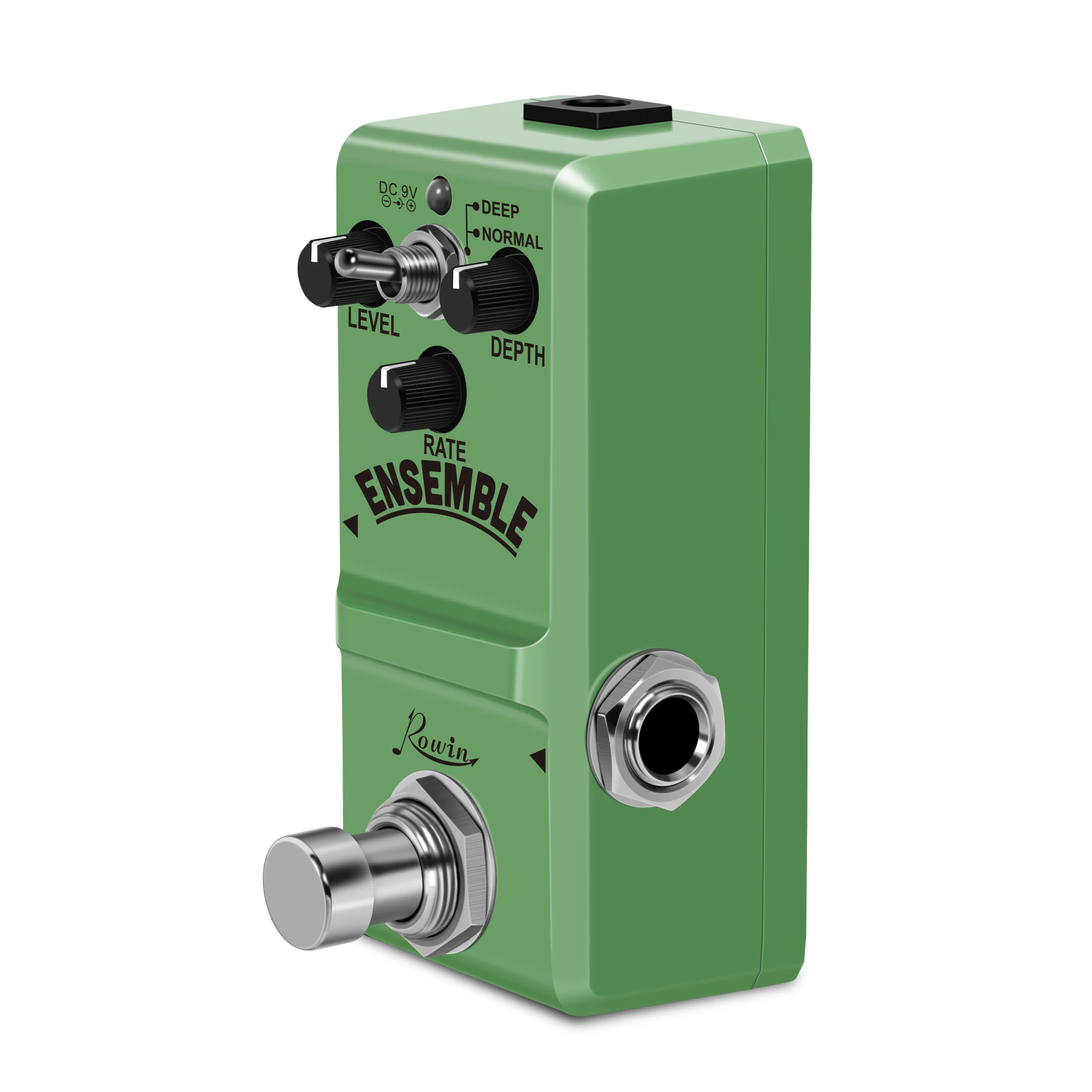 Rowin-Ln-304 Ensemble Guitar Effect Pedal Classic Analog Chorus Effect Pedal True Bypass Aluminum Alloy Shell