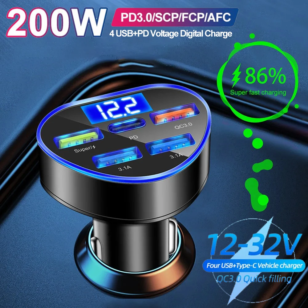 Car Charger QC3.0 Fast Charge
