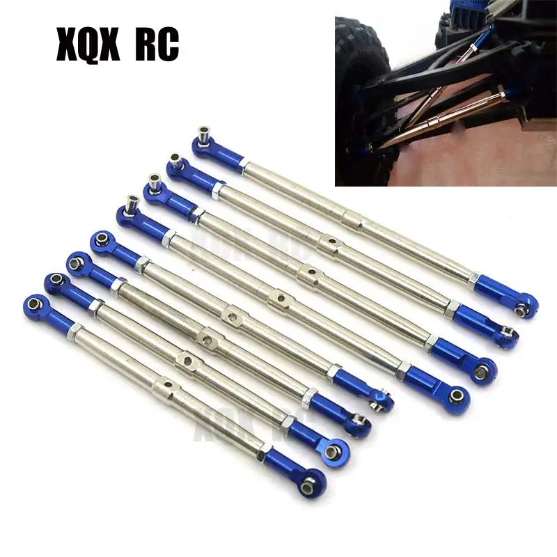 

Metal upgrade Pushrods with Rod Ends Links Turnbuckle for 1/10 EREVO 2.0 E-Revo Revo Summit 5319X 5338R