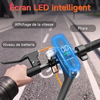 TODIMART N6 Trottinette Électrique Adulte 350W, Vitesse Max 25km/h, Autonomie 25-30km, 8,5 Pouces, Pliable et Portable, Amortisseur Avant, Écran LED, Éclairage Avant et Arrière 5