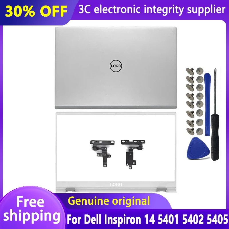 Оригинальная Новинка, планшетофон для ноутбука Dell Inspiron 14 5401 5402 5405 LCD, задняя крышка, петли, верхний корпус, задняя рамка 0WK1KG