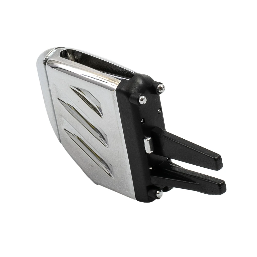 

Vents Air Vent Tab Clip The Middle And Side Vents Silver 1.9 X 1.0 Inch Interior/Front Brand New High Quality Brand New