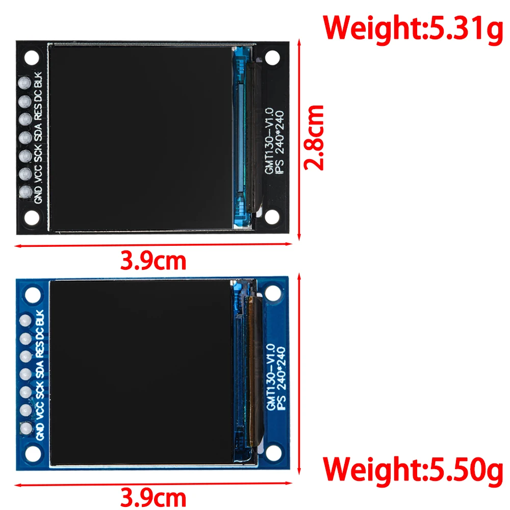 LCD Display Module TFT Display 0.96 / 1.3 inch display module lcd display module