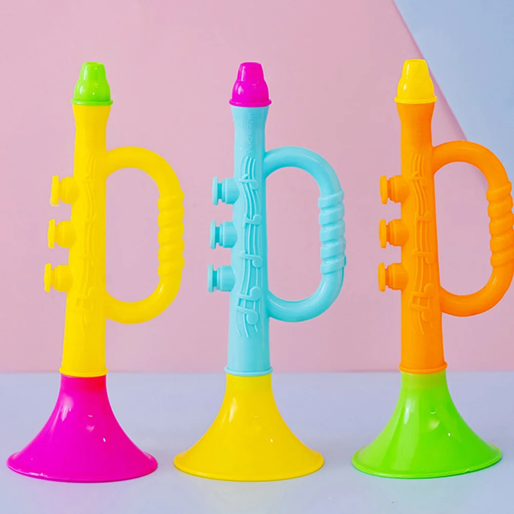

12 Pcs Trumpet Toy Sport Cheering Horns Football Noise Maker Musical Instrument