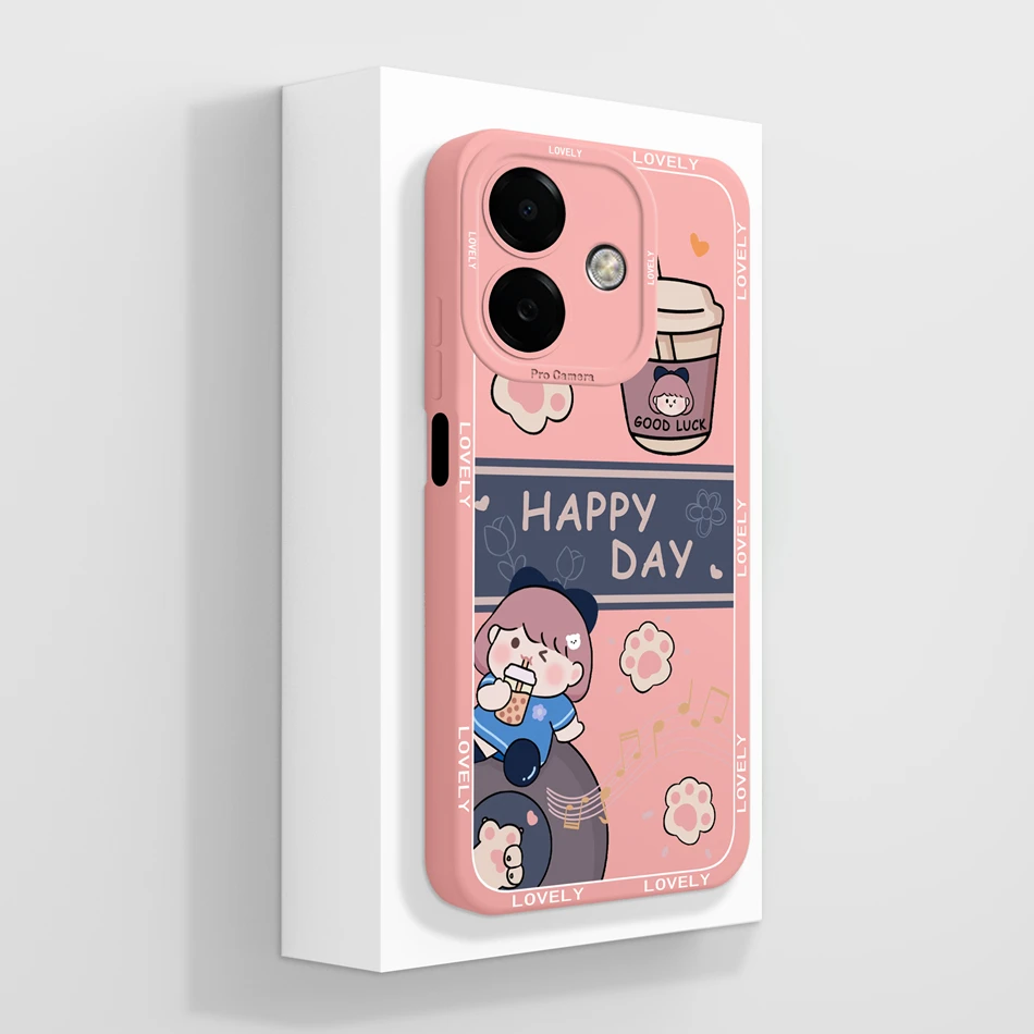Artistic Silicone Bumper Case with Camera Protection