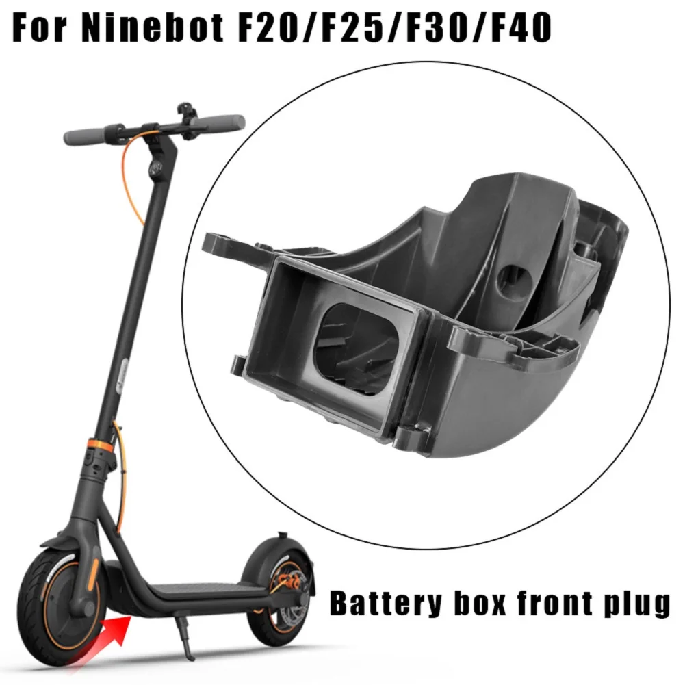 

Lightweight Black Battery Box Front Cover for Ninebots F20 F40 F30 Electric Scooter Easy to Install and Remove