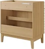 Render 30" Bathroom Vanity in Oak - Sink Basin Not Included solid construction with practical functionality 4