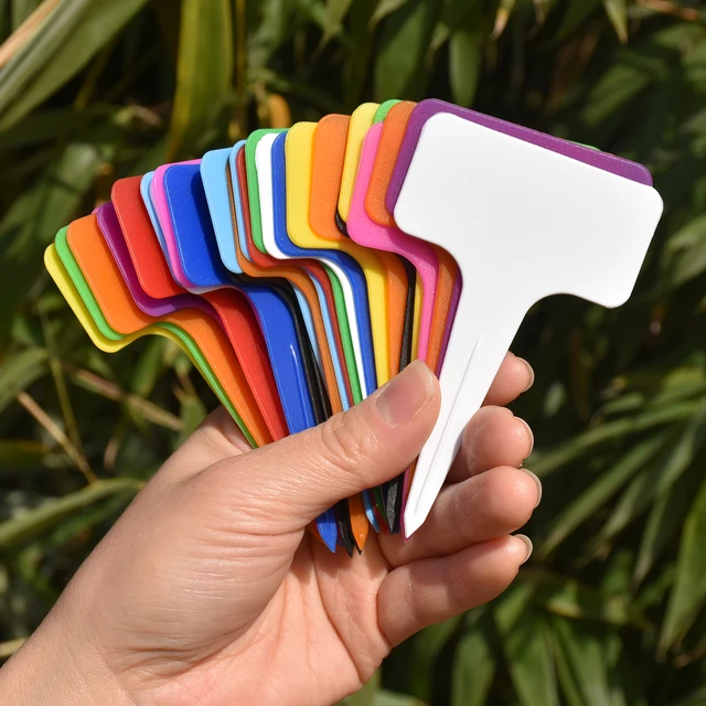 20PCS Plant Markers Plastic Waterproof Labels Stakes 59*98MM Garden Bonsai Succulent Seeding Thick Tag Sign on Soil Paint Sticks 20PCS Plant Markers Plastic Waterproof Labels Stakes 59*98MM Garden Bonsai Succulent Seeding Thick Tag Sign on Soil Paint Sticks