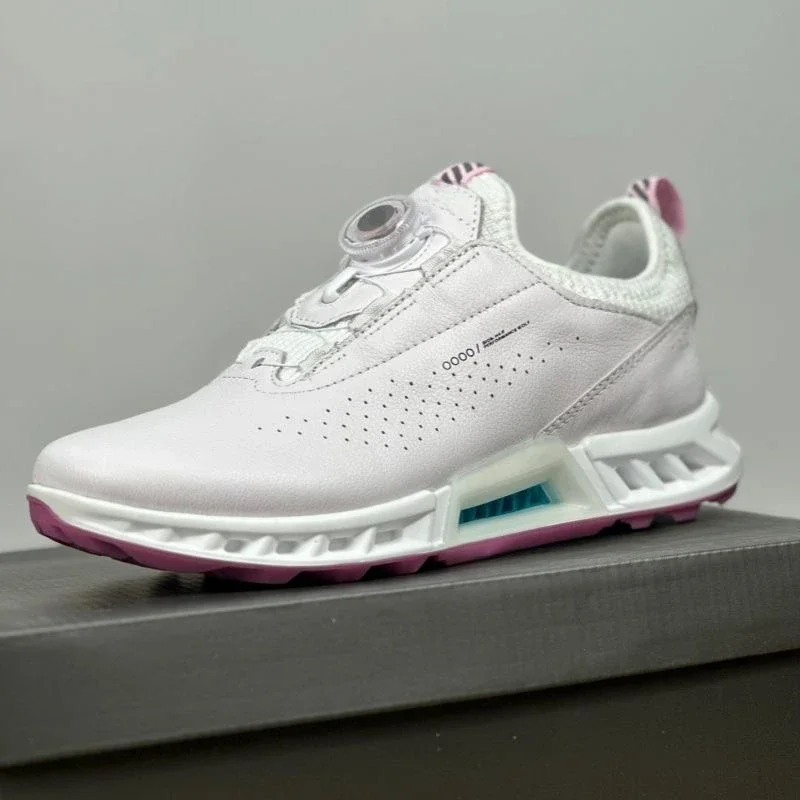 

Женские нескользящие кроссовки для гольфа, спортивная обувь из натуральной кожи, дизайнерская обувь для гольфа, 2024