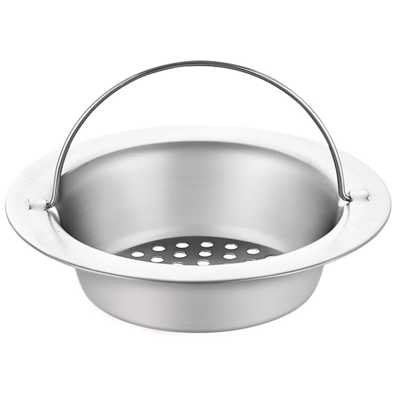 9/11 cm Edelstahl Waschbecken Filter Küche Badezimmer Kanalisation Vorfluter Haar Anti-Blocking Sieb Abfluss Hause reinigung Zubehör – Detail 11