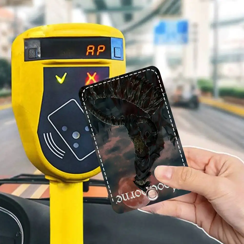 B-Bloodborne 사무용품 남녀 신용카드 열쇠고리 학생증 ID 카드 홀더 자격증 홀더 카드