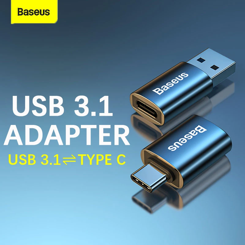 Baseus Type C Male / Female to USB 3.1 A Male Converter USB-C Data OTG Adapter