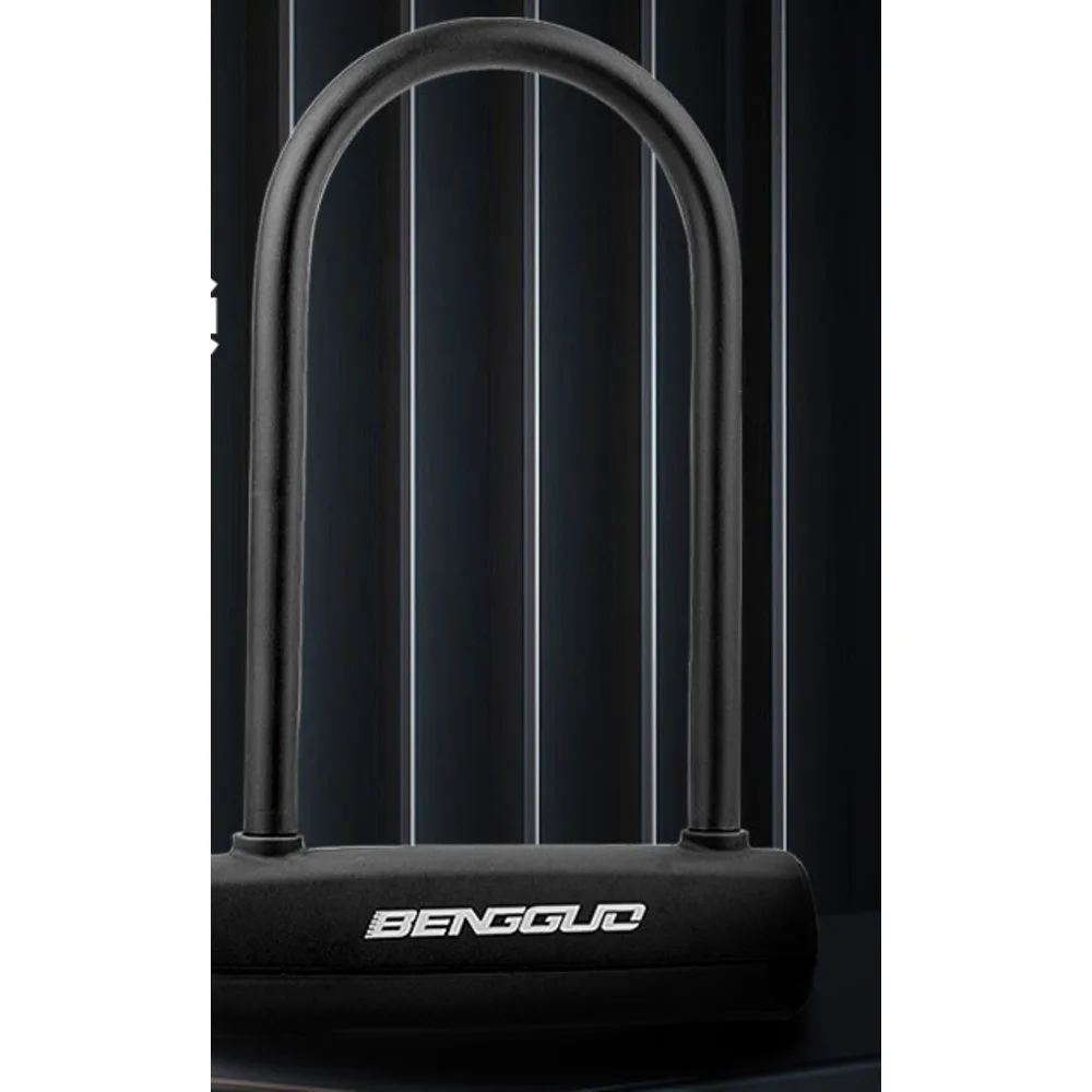 Nuova bicicletta con lucchetto antifurto a doppia apertura in silicone ad alta resistenza in lega di acciaio spesso per mountain bike_voghion.com