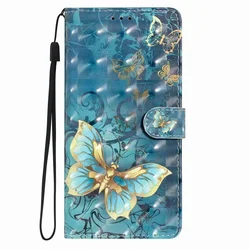 Versatile Wallet Case Cover - Galaxy A04E (3D Butterfly PF)