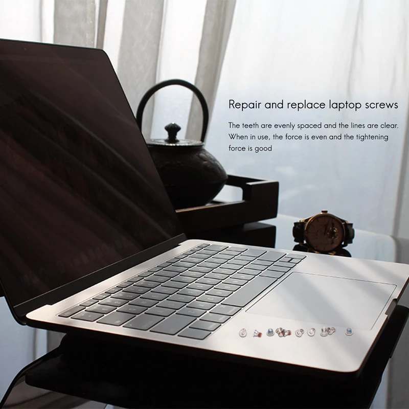 Macbook Pro Retina A1425 A1502 A1398 나사 세트 2012-2015 년을위한 최신 10 Pcs 하단 케이스 나사